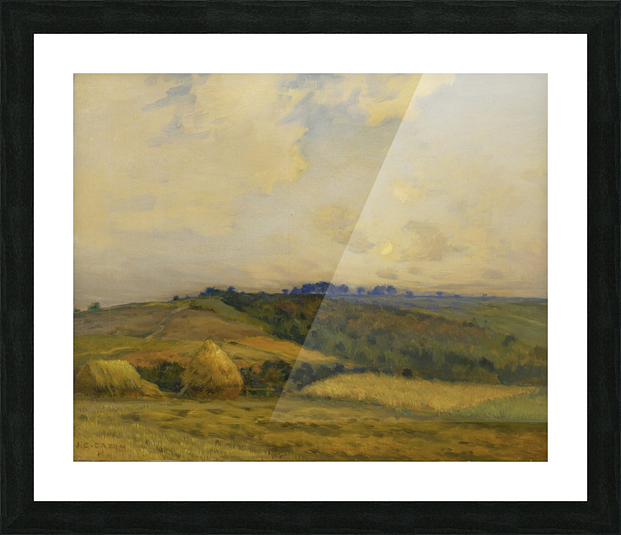 Landscape of a field Picture Frame print