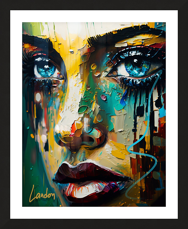 Pallet Beauty 4 Picture Frame print