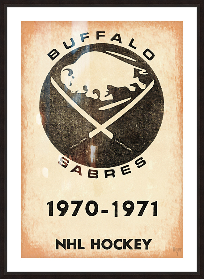 1970 Buffalo Sabres Art Picture Frame print