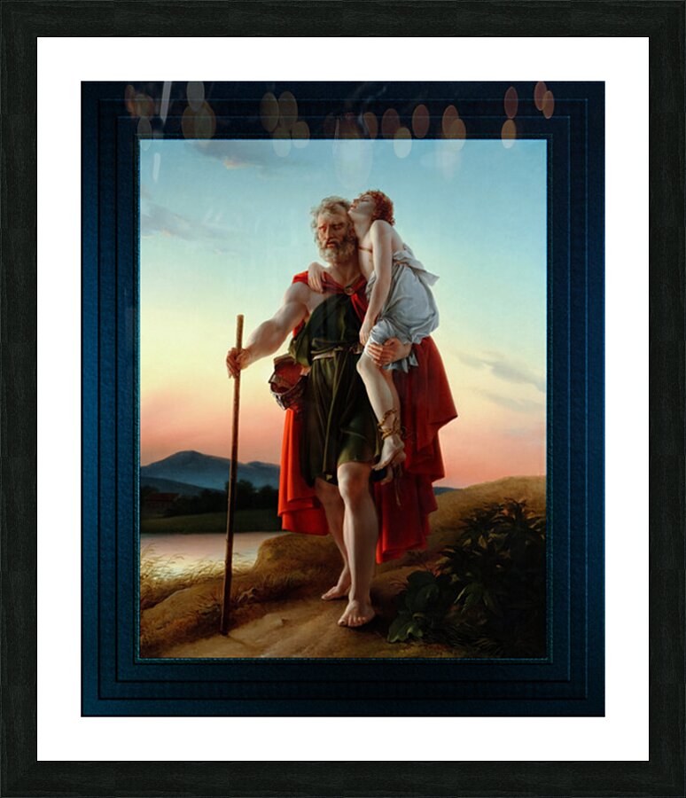 Belisarius by Baron Francois-Pascal-Simon Gerard Remastered Xzendor7 Classical Fine Art Old Masters Reproductions Picture Frame print