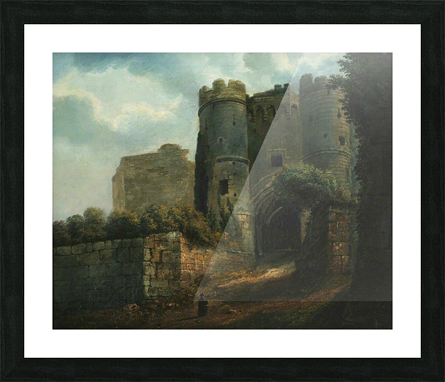 The Gatehouse at Carisbrooke Castle Picture Frame print