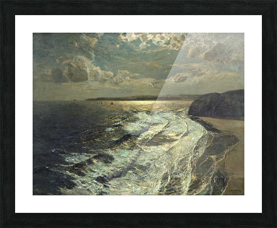Moonlit Shore Picture Frame print