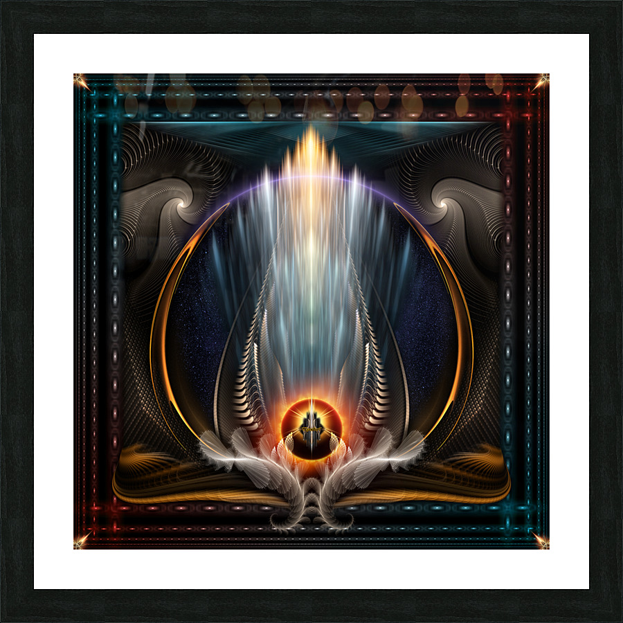 Imperial View Fractal Art Composition by Xzendor7 Picture Frame print