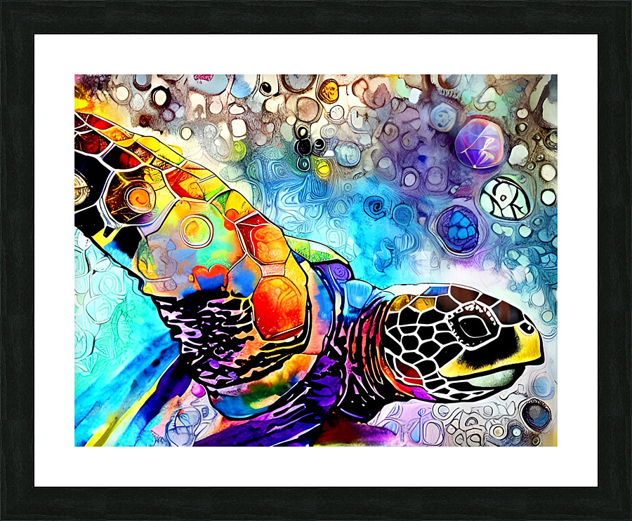 Best Turtle  Framed Print Print