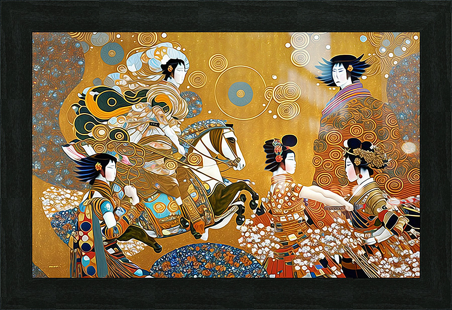 Taira no Masakado Picture Frame print