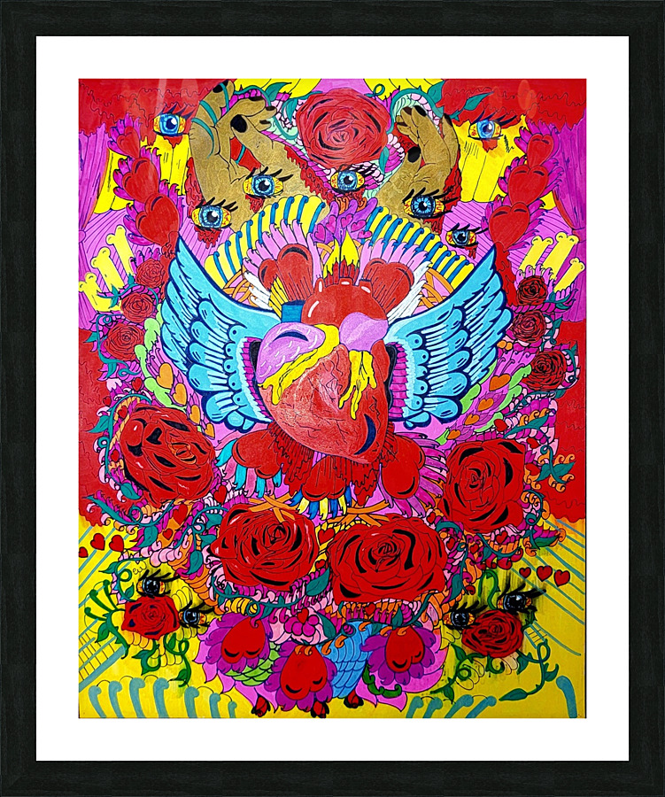 Heart of God Picture Frame print