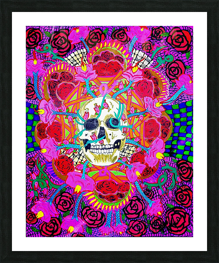 Skull of Chaos Picture Frame print