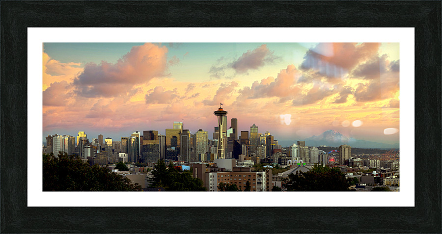 Seattle Skyline I - Color Picture Frame print