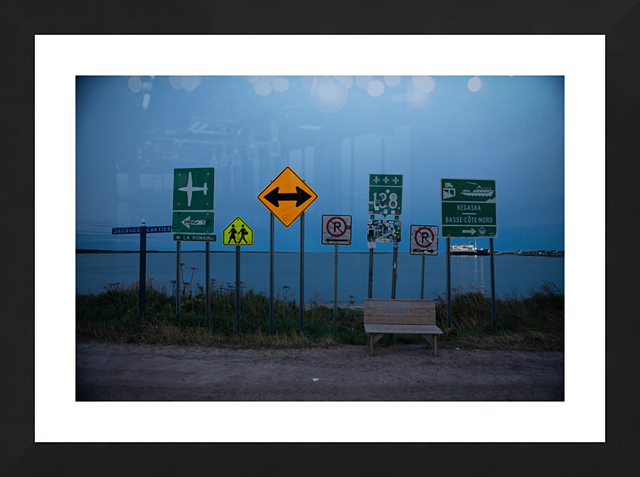 29082020 tirage isadora photo voyage côte nord Picture Frame print