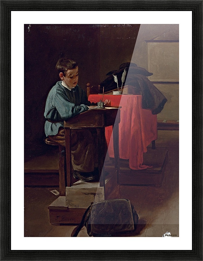 L ecolier Picture Frame print