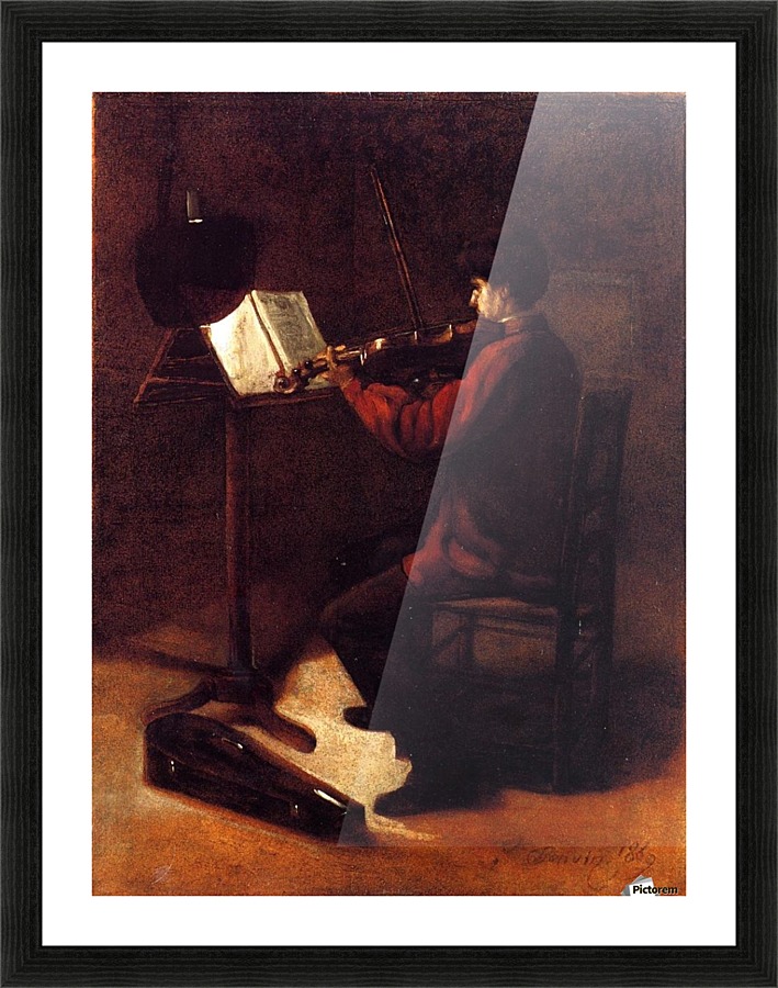 Violinist Picture Frame print