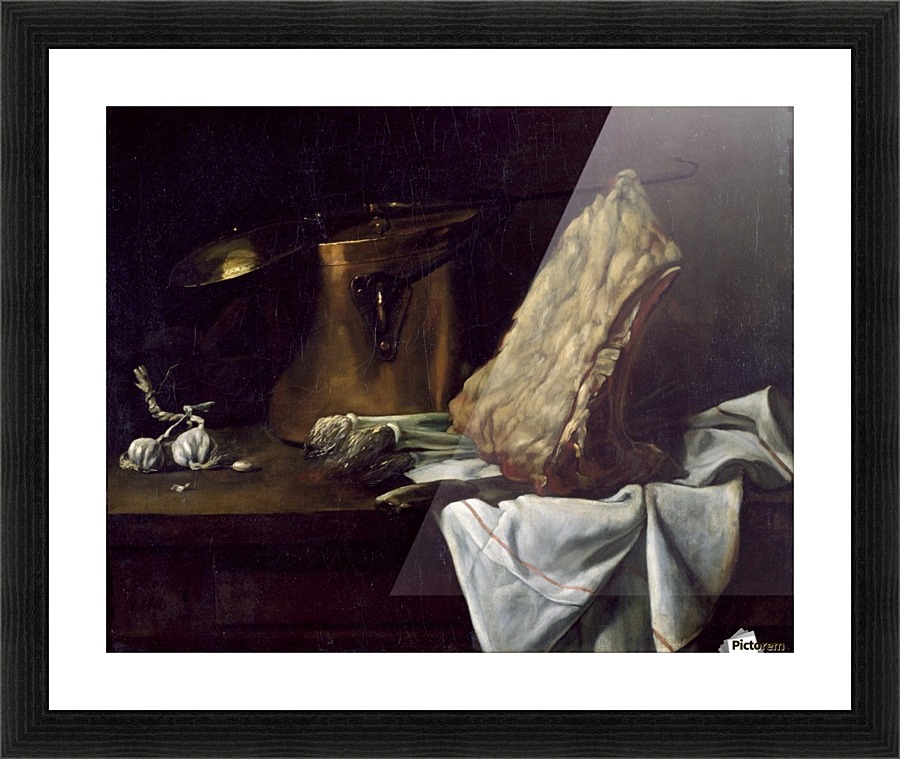 Cooking lunch Picture Frame print