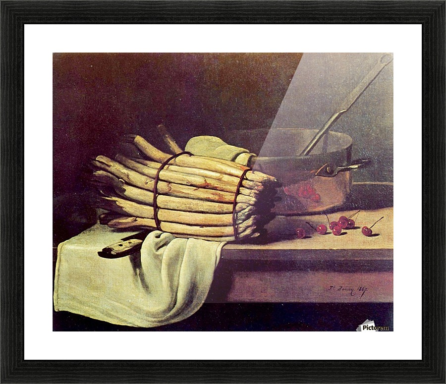 Asparagus Zeit Picture Frame print