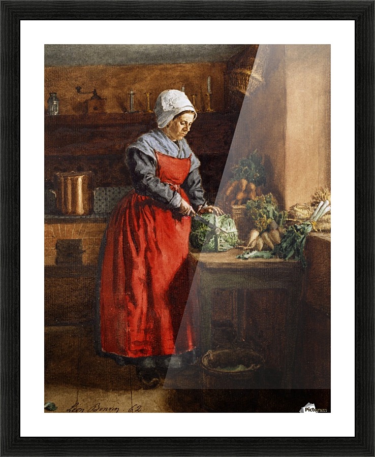 Victorian Servants Picture Frame print