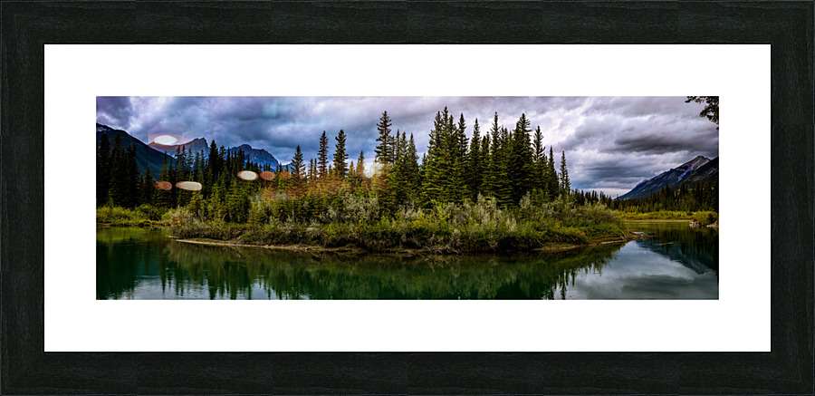 Capturing the Magic: An Ultra High-Resolution Photograph of Deadmans Flats in Canmore Alberta Picture Frame print