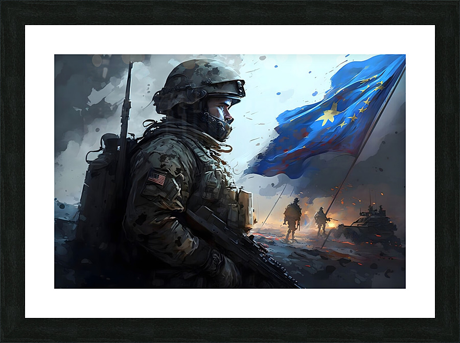 European War no.2 Picture Frame print
