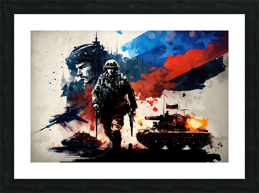 European War no.3 Picture Frame print