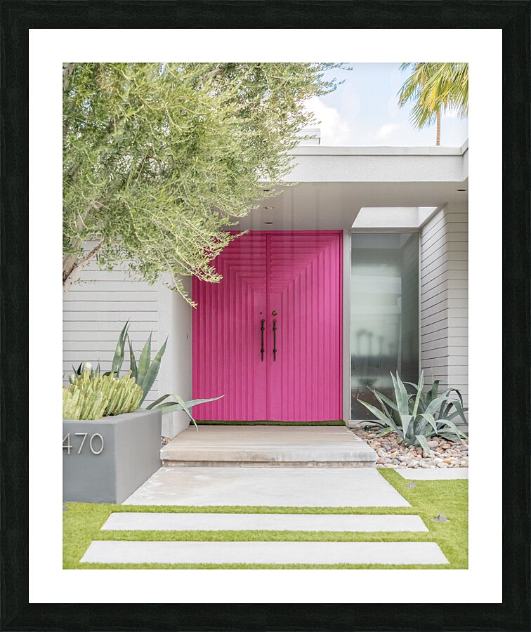 Magenta Pink Door - Palm Springs by Tom Windeknecht Wall Art