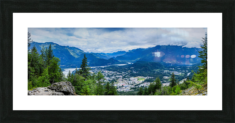 Hope and Aspiration: Overcoming Obstacles in the BC Mountains Picture Frame print