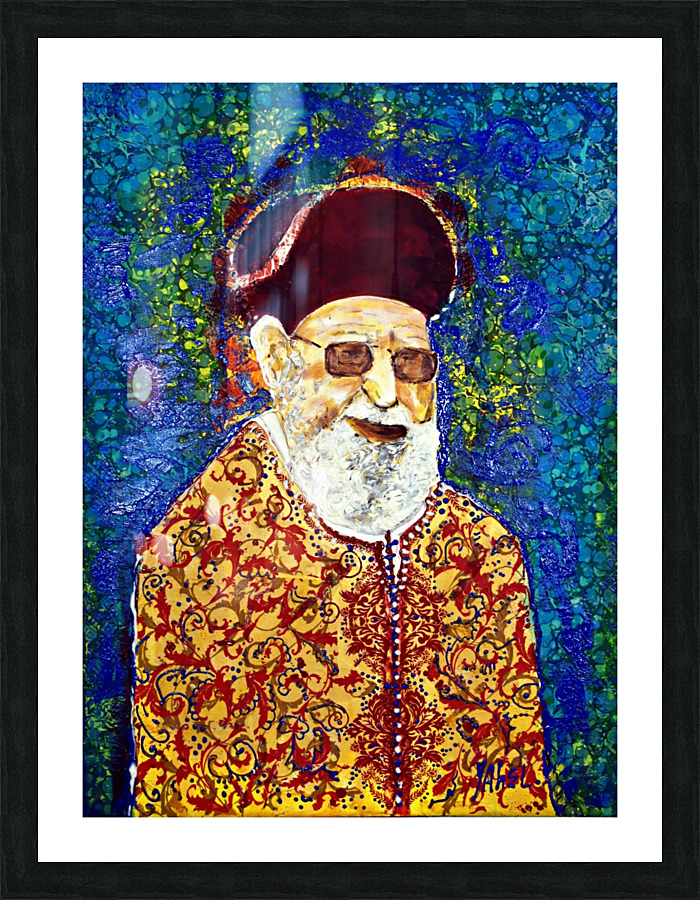 Rav Ovadia Yosef TZL Picture Frame print
