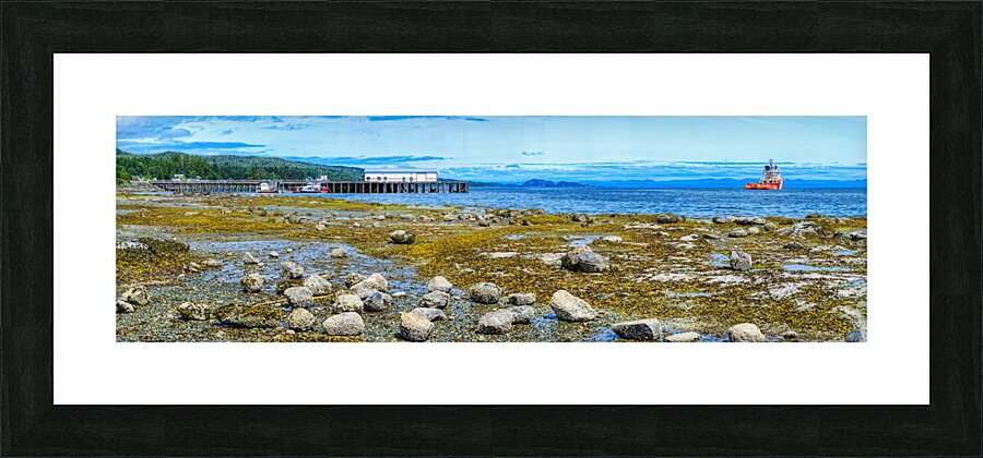 Embark on a Journey: Ultra High-Resolution Photography of Port Hardys Coastal Beauty Picture Frame print