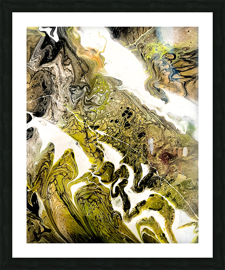 Camouflage Picture Frame print