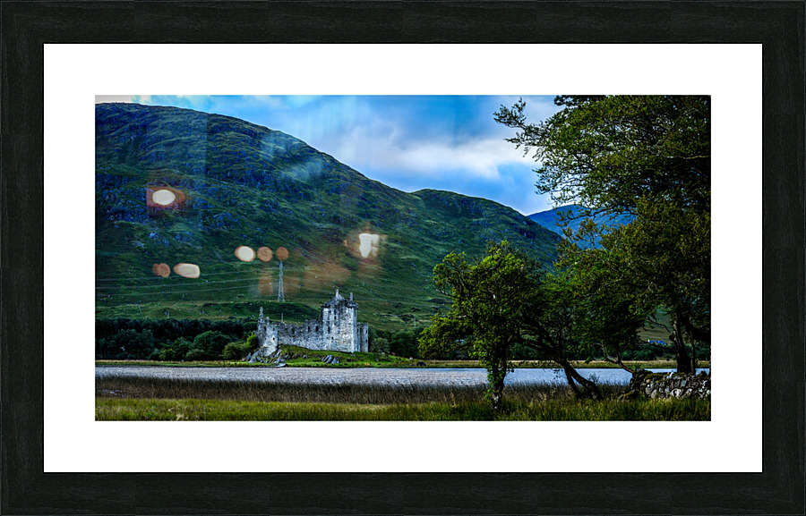 Awe-Inspiring Beauty: Kilchurn Castle and the Tranquil Waters of Lock Awe in High Resolution Scotland Photography Picture Frame print