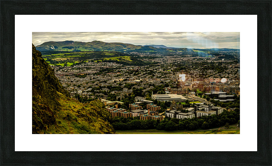 Exploring Edinburgh: A High Resolution Journey through the Heart of Scotlands Capital Picture Frame print