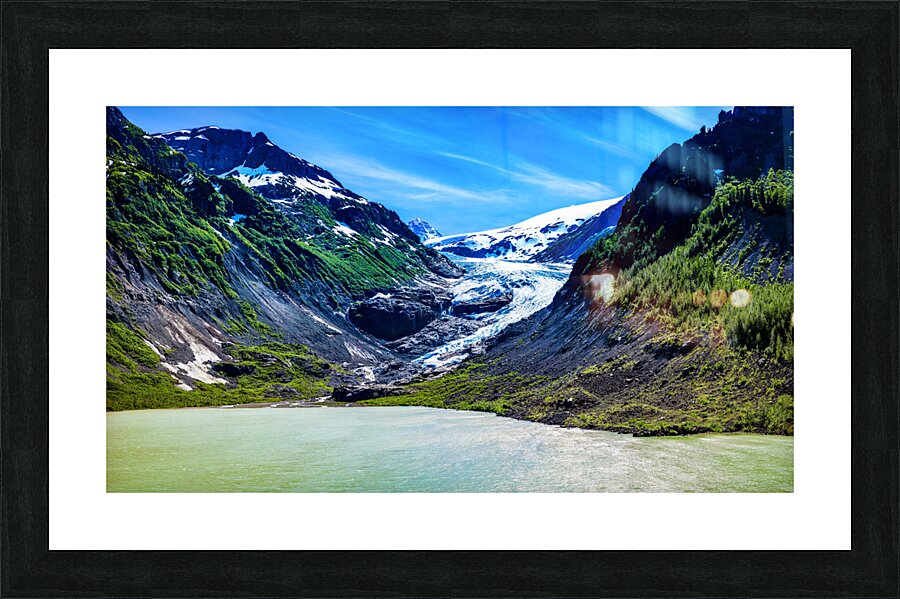Journey to Strohn Lake: A Visual Exploration of Glacier Retreat Picture Frame print