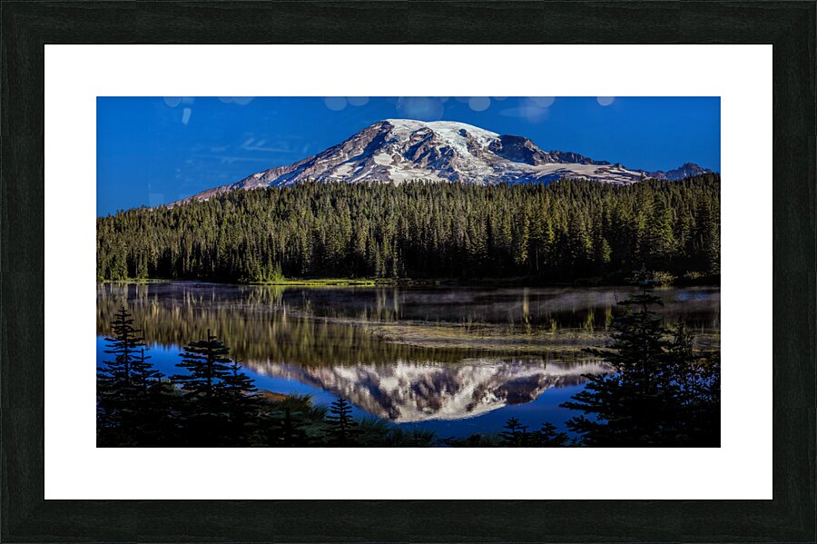 The Secret of Mount Rainier: A Surprising Discovery in a High Resolution Artwork Picture Frame print