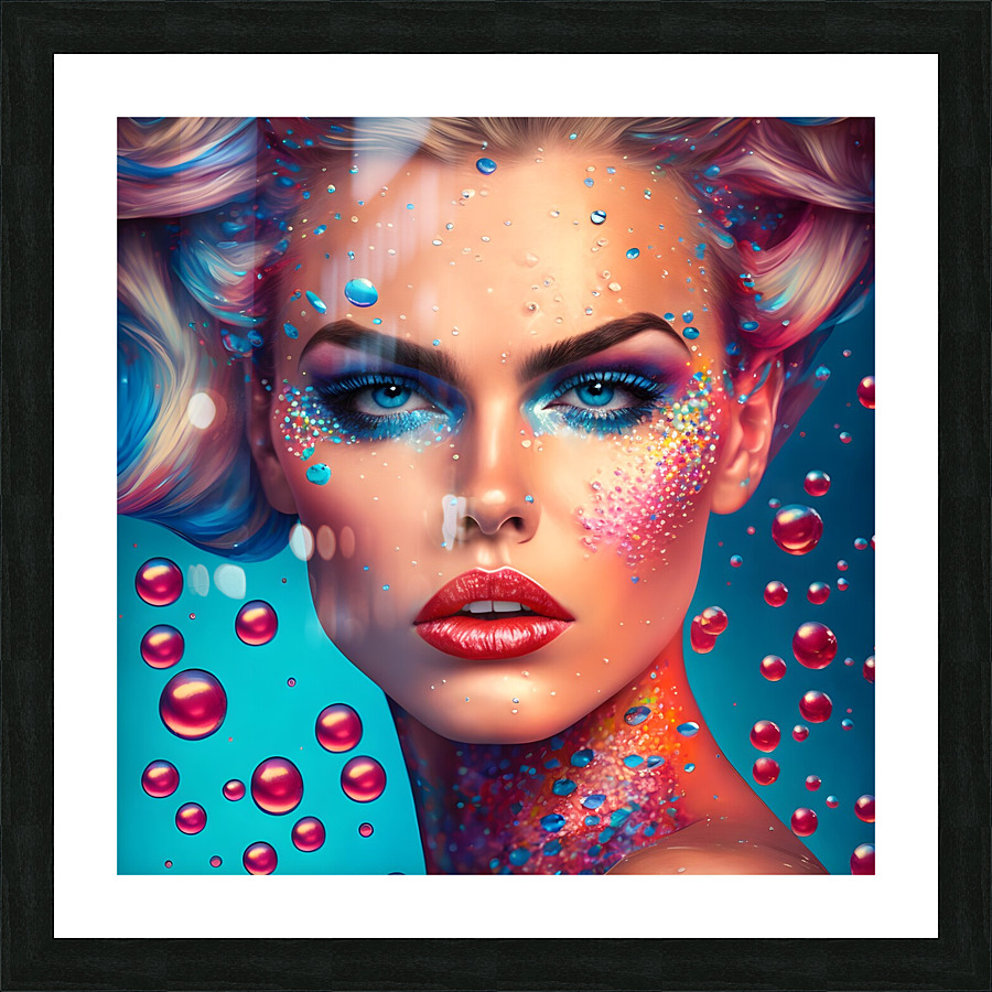 Girl pin up no.2 Picture Frame print