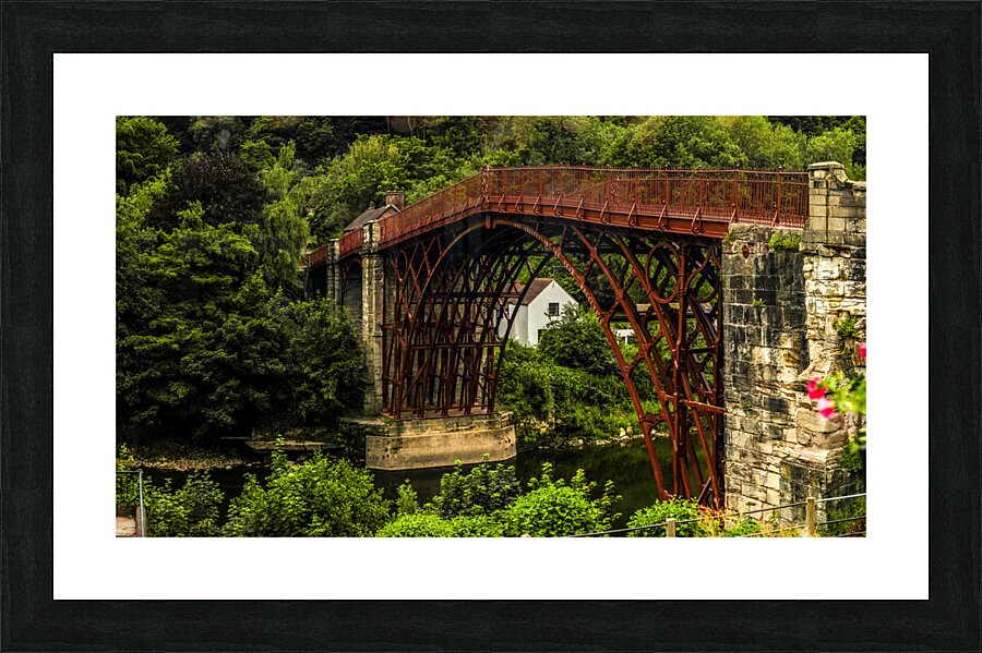 Echoes of Industrial Majesty: The Ironbridge in Ultra High Resolution Picture Frame print