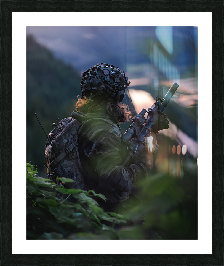 Fire Watch  Framed Print Print