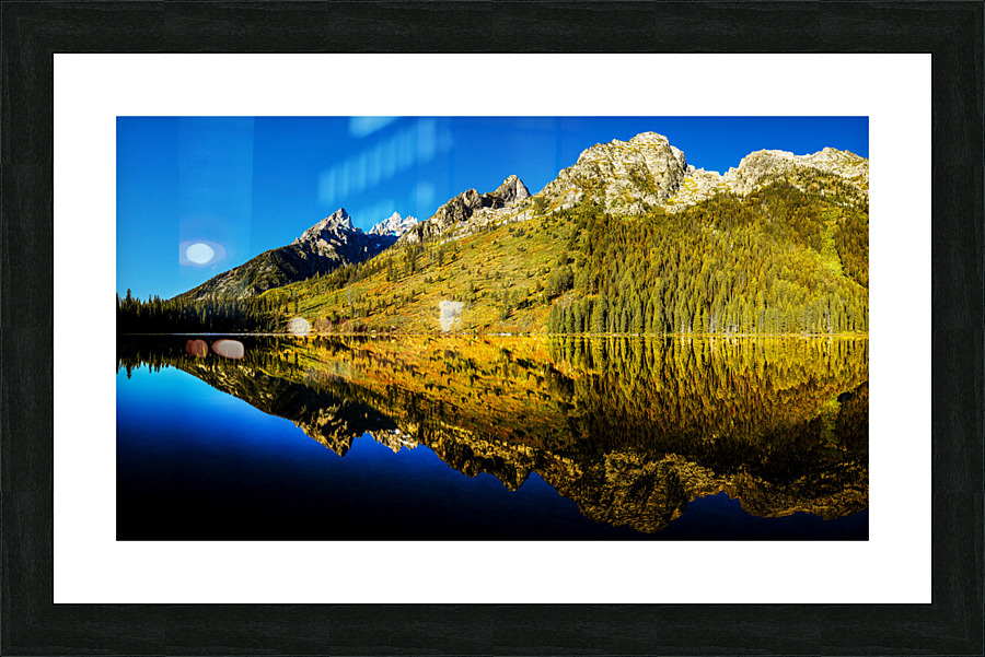 Solitude at String Lake: A Hidden Gem in the Tetons Picture Frame print