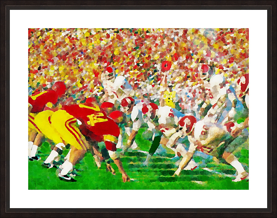 Battle in the Coliseum Picture Frame print