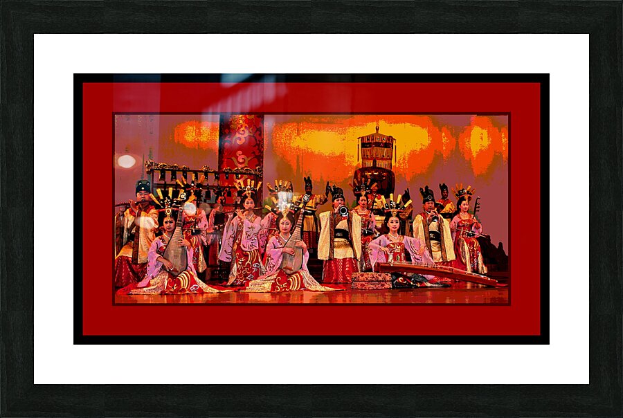 TRADITIONAL CHINESE MUSIC ENSEMBLE  Picture Frame print
