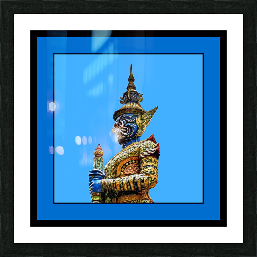 YAK GUARDING WAT PHRA KAEW Picture Frame print