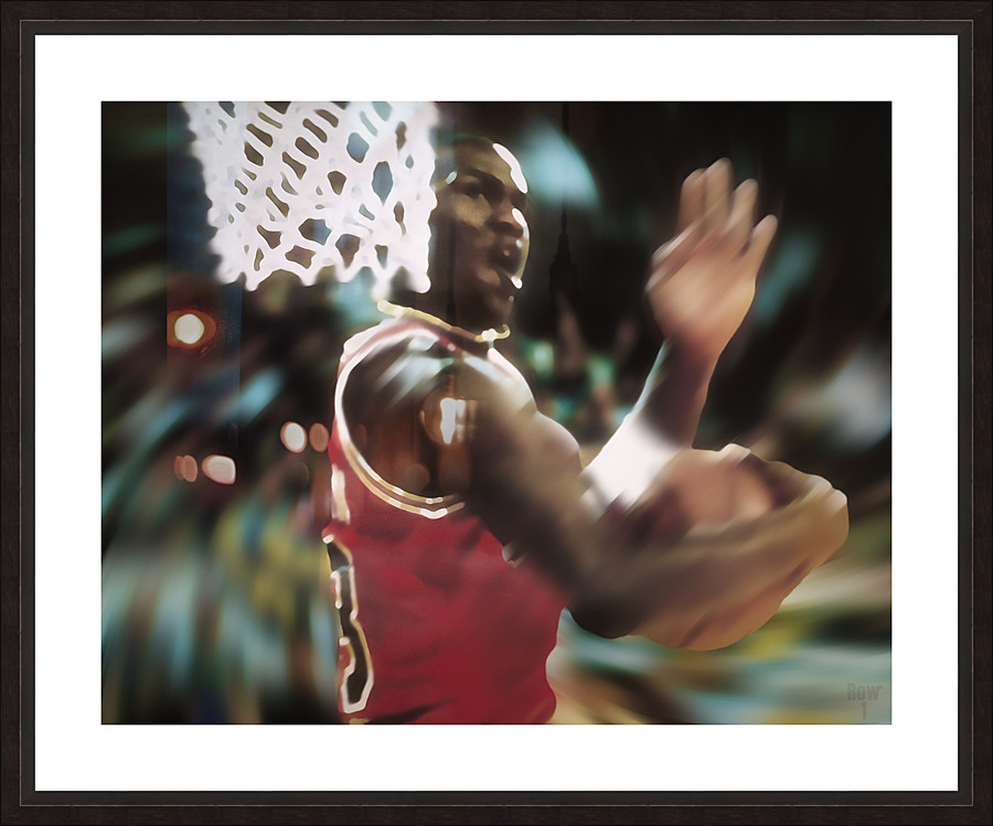 Face of Determination Picture Frame print