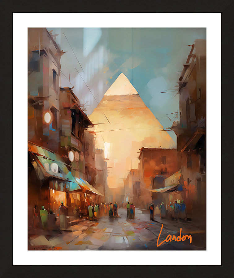Great Pyramid of Giza Egypt 4 Picture Frame print
