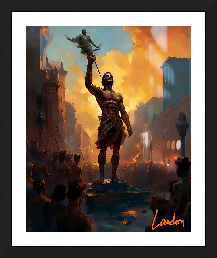 Colossus of Rhodes 3 Picture Frame print