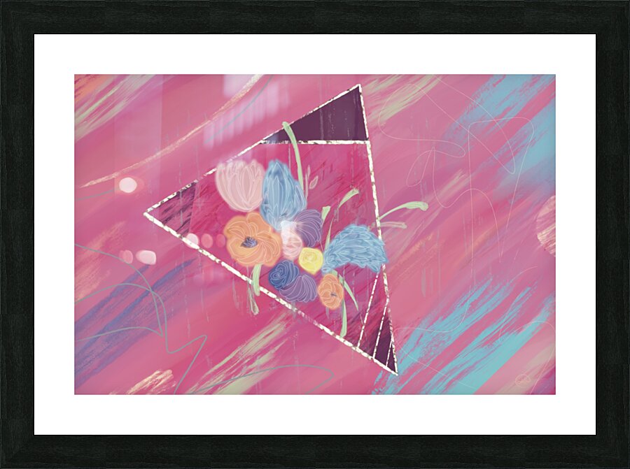 Beauty For Ashes Abstract Print Picture Frame print
