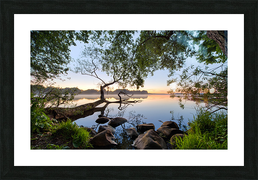 Lake view Picture Frame print