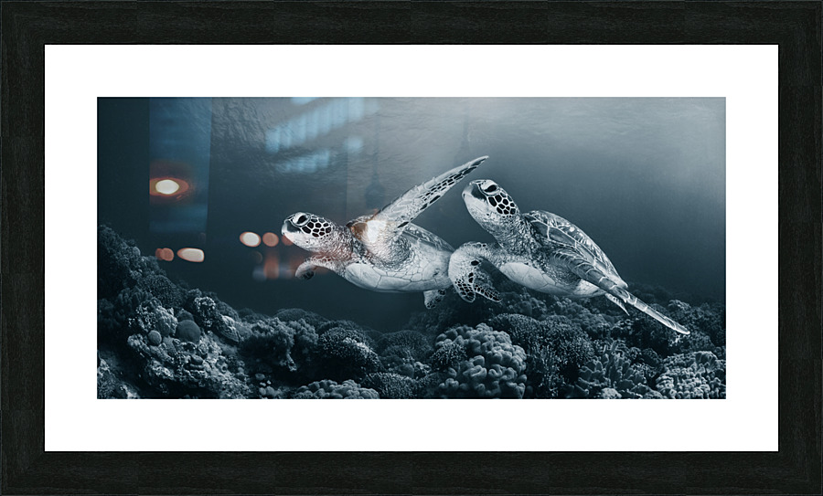 Twin dance Picture Frame print