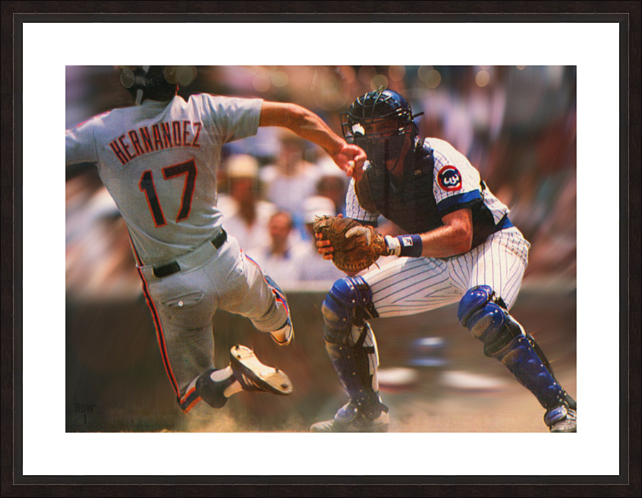 3D Chicago Cubs Art Remix Picture Frame print