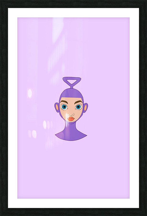 Tinky-Winky Picture Frame print