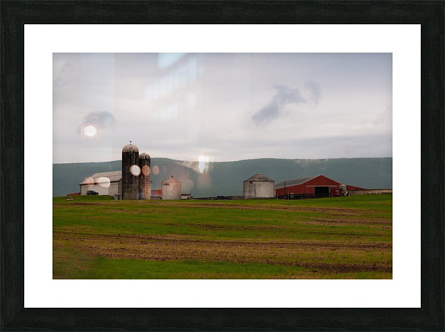 Mountain Farm Picture Frame print