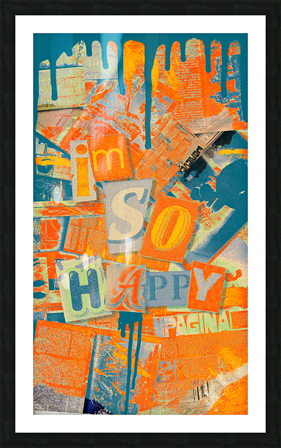 So Happy Picture Frame print