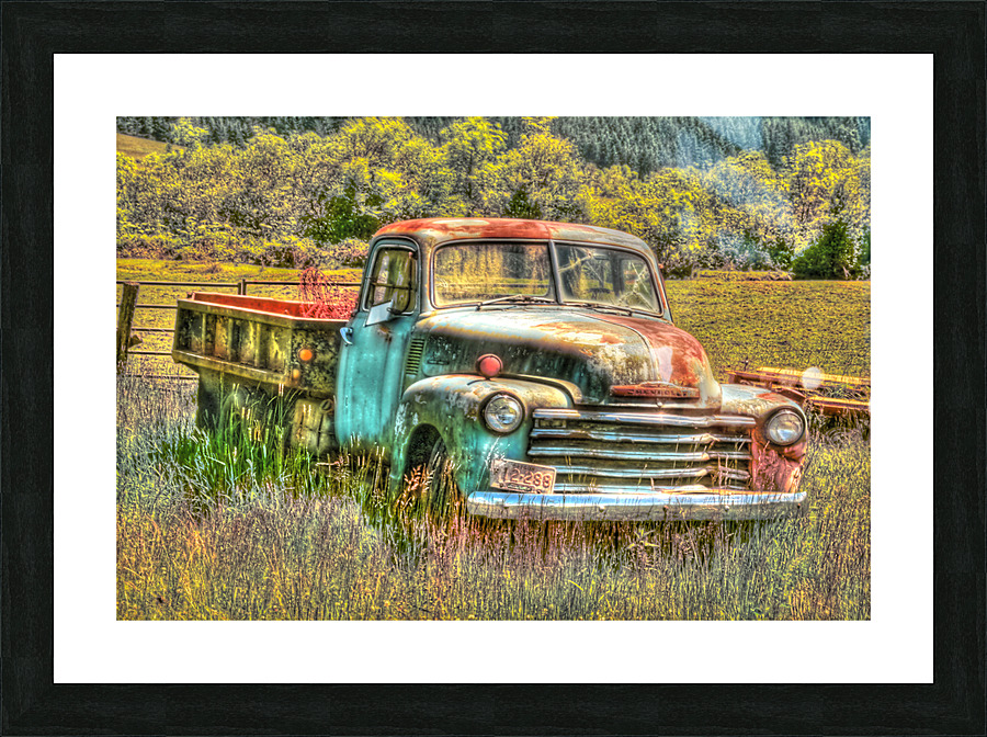 Old Chevys Never Die 16x24 300dpi Picture Frame print