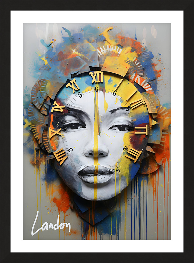 Beautiful Time 5 Picture Frame print