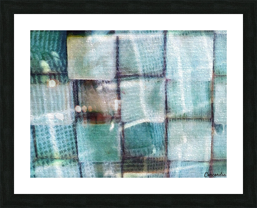 Square Dance 5 Picture Frame print